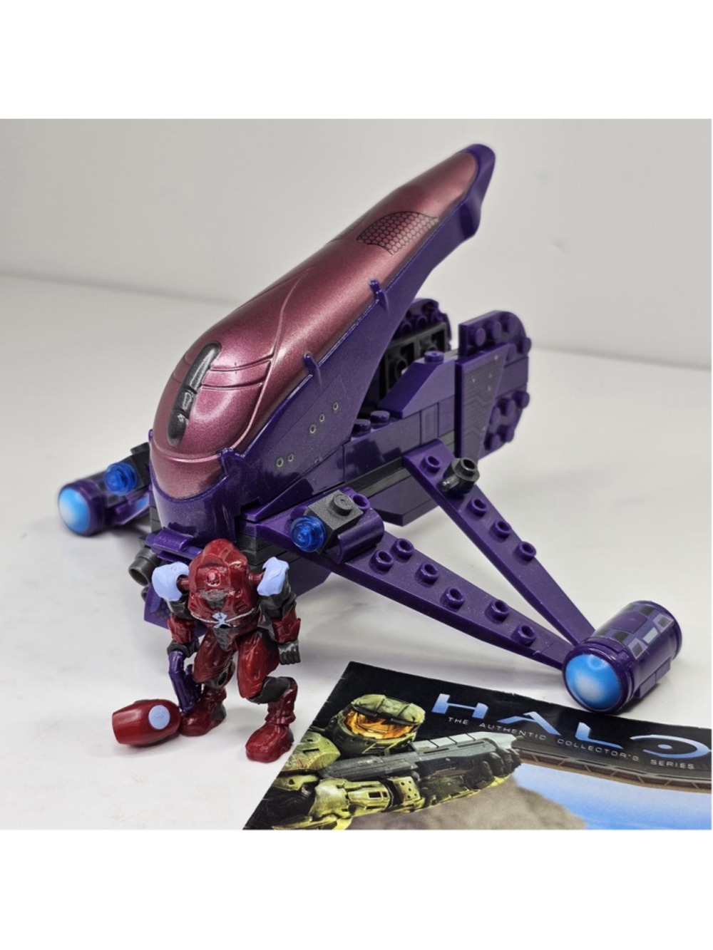 Mega Bloks Halo Covenant Banshee Set 96859 READ. W/ Instruction Manual, No Box.